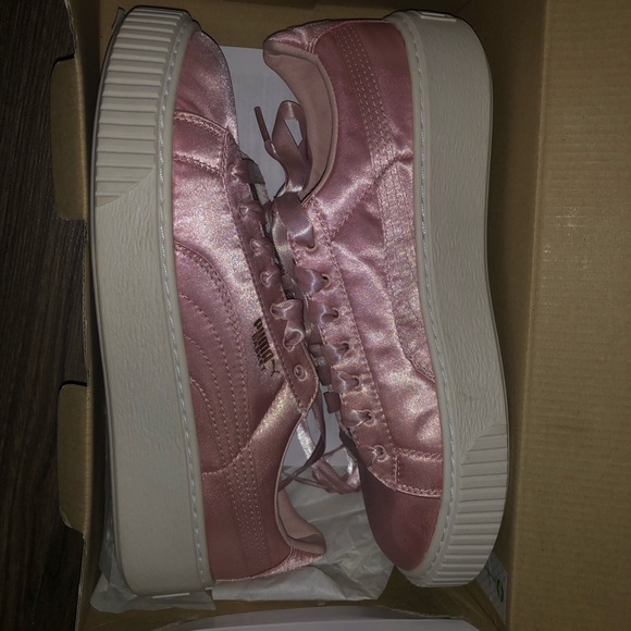 Pink Platform Puma Shoes - Picture 2 of 9